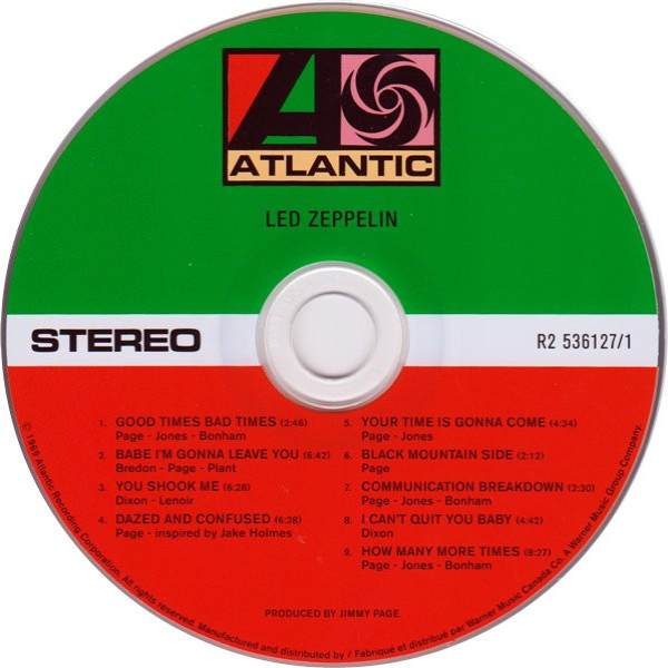 CD-диск Led Zeppelin – Led Zeppelin - Deluxe - CD - рис.3