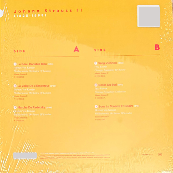 Виниловая пластинка Various Artists - Strauss Masterpieces LP - рис.1