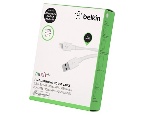 Кабель Belkin Lightning to USB Cable White 1.2m - рис.3