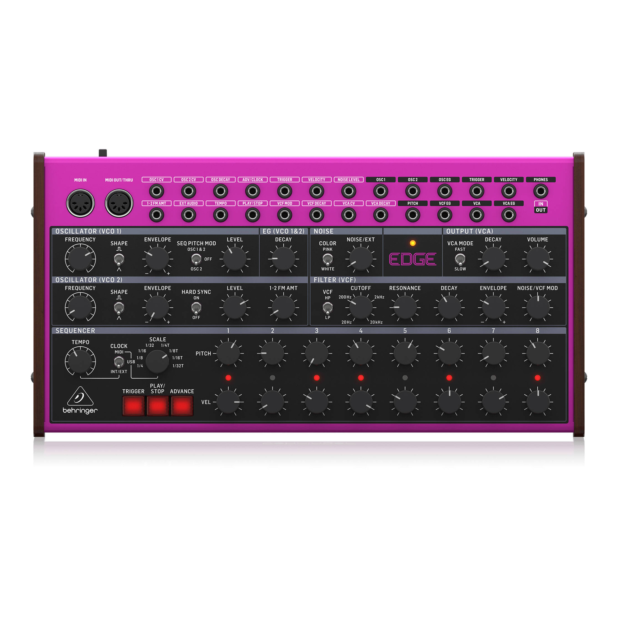 

Синтезатор Behringer, Фиолетовый;черный, Edge Black Violet