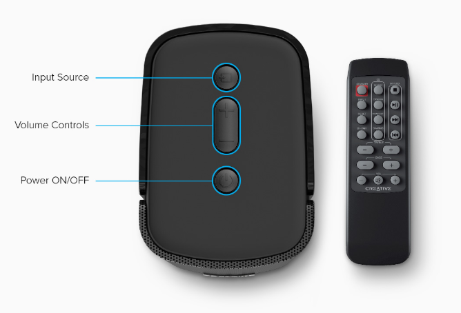 Компьютерные колонки Creative T100 Wireless 2.0 black - рис.7