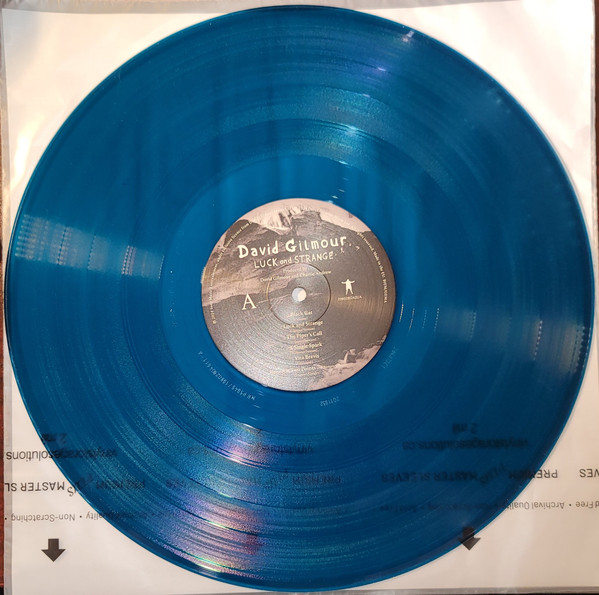 Виниловая пластинка David Gilmour – Luck And Strange Coloured Translucent Sea Blue LP - рис.2