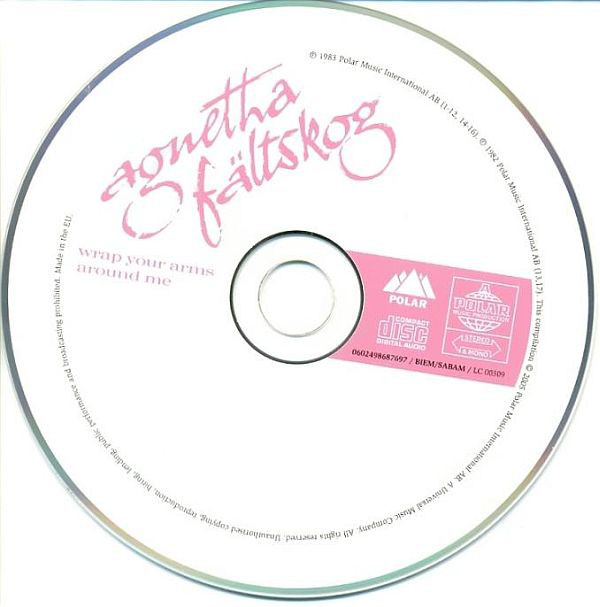 CD-диск Agnetha F?ltskog - Wrap Your Arms Around Me - рис.2