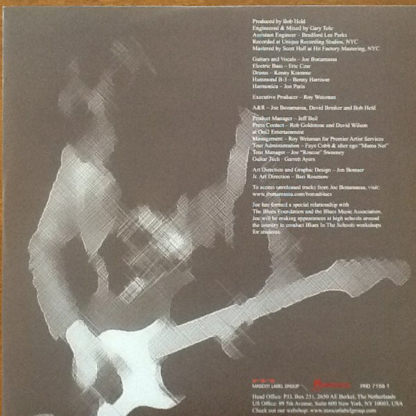 Виниловая пластинка JOE BONAMASSA BLUES DELUXE LP - рис.3