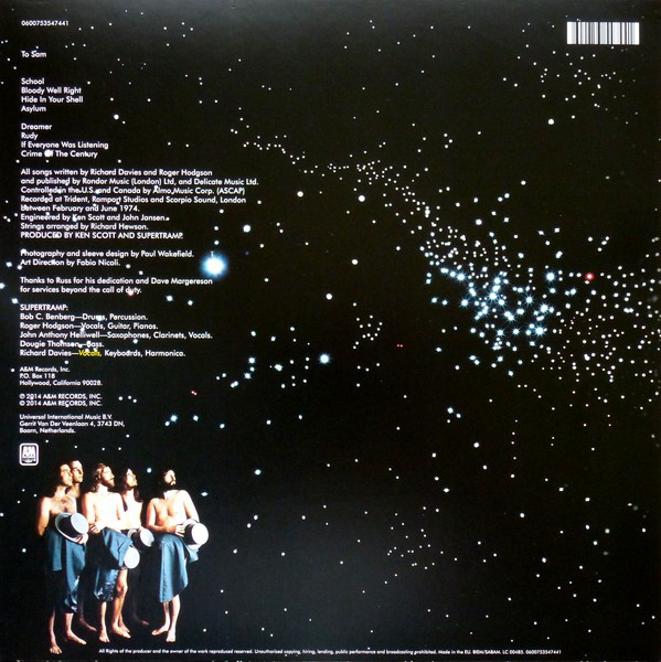 Виниловая пластинка Supertramp – Crime Of The Century LP - рис.2