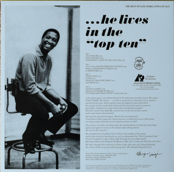 Виниловая пластинка Sam Cooke – The Best Of Sam Cooke - 2LP - рис.1