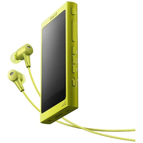 Плеер Sony NW-A35 Lime - рис.1