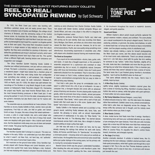 Виниловая пластинка Chico Hamilton Quintet – Chico Hamilton Quintet LP - рис.4