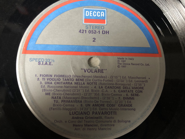 Пластинка Luciano Pavarotti - Volare - фото 2