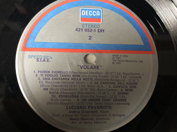 Виниловая пластинка Luciano Pavarotti - Volare - рис.1