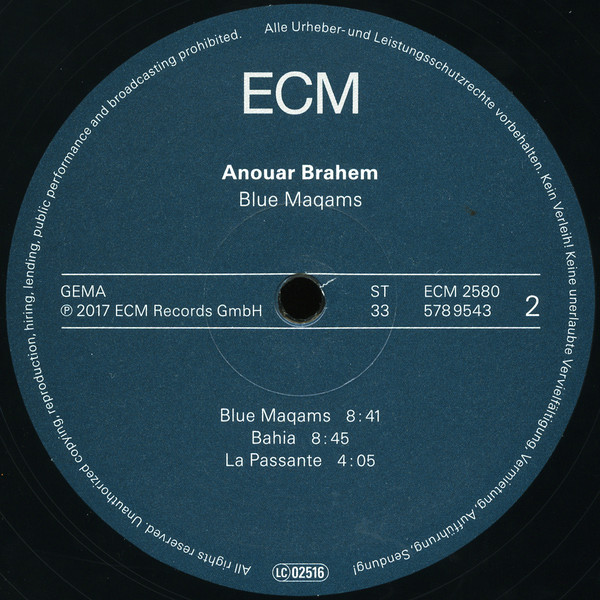 Виниловая пластинка Anouar Brahem - Blue Maqams - рис.3