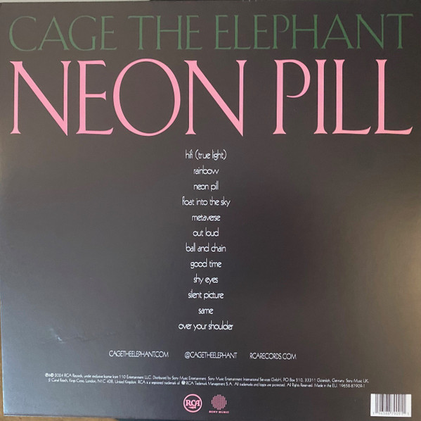 Виниловая пластинка Cage The Elephant - Neon Pill LP - рис.1