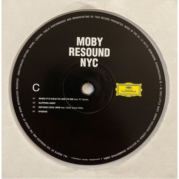 Виниловая пластинка Moby - Resound Nyc Crystal Clear LP - рис.3