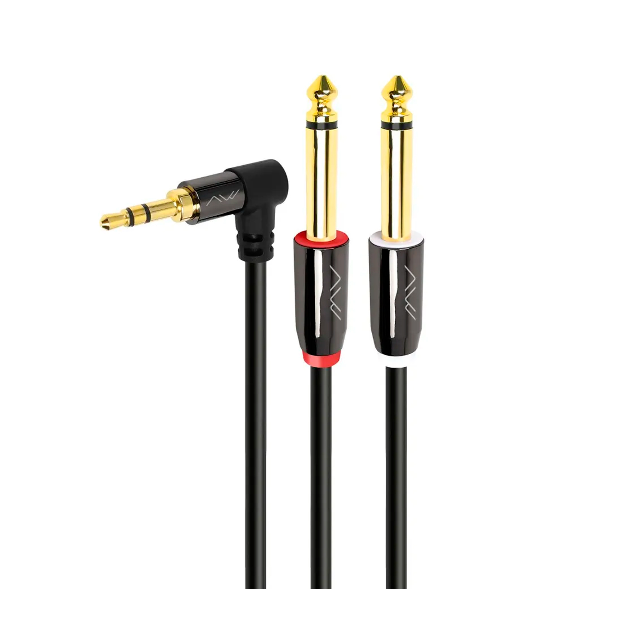 

Кабель Caweon, Черный, VISARIO GIR-1M Grey Jack 3.5mm (m) - 2Jack 6.3mm (m) 1m