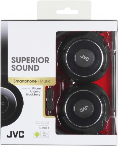 Наушники JVC HA-SR225 Black - рис.1