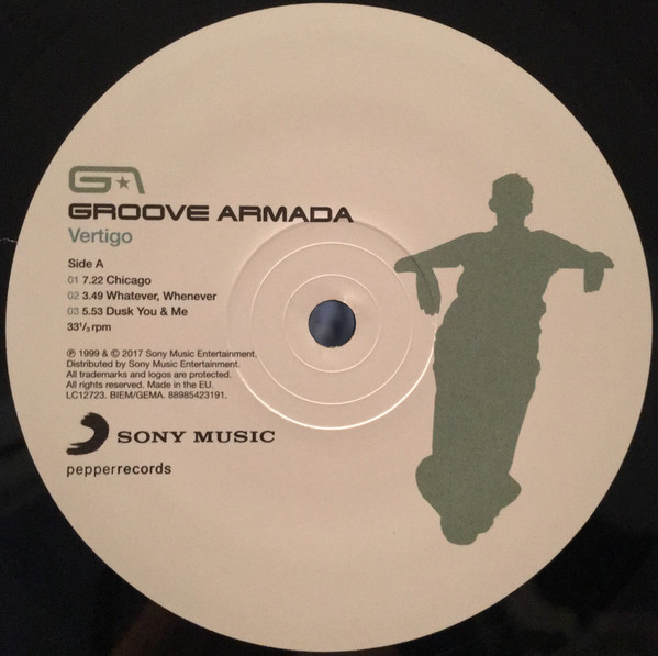Виниловая пластинка Groove Armada - Vertigo - рис.2