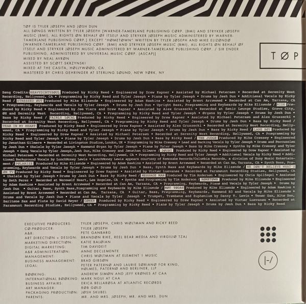 Виниловая пластинка Twenty One Pilots – Blurryface - 2LP - рис.9