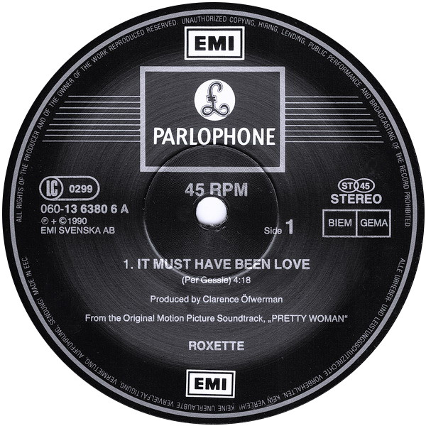 Виниловая пластинка ROXETTE IT MUST HAVE BEEN LOVE - рис.2
