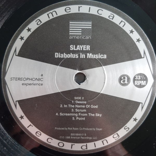 Виниловая пластинка Slayer - Diabolus In Musica LP - рис.9