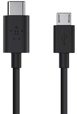 Кабель Belkin USB-C to Micro USB Charge Cable Black - рис.1