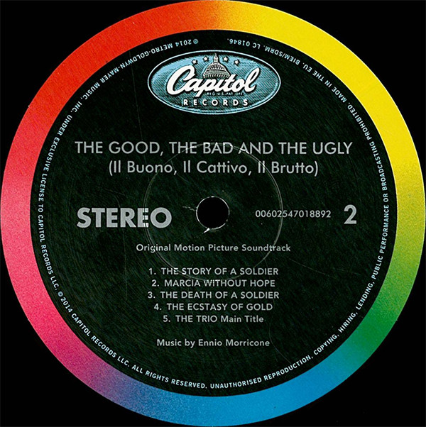 Виниловая пластинка Ennio Morricone - The Good, The Bad And The Ugly (Original Motion Picture Soundtrack) - рис.3