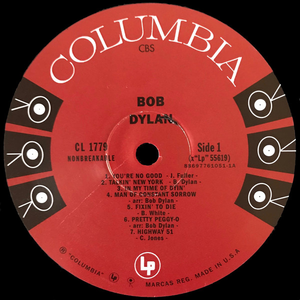 Виниловая пластинка Bob Dylan - Bob Dylan - рис.2