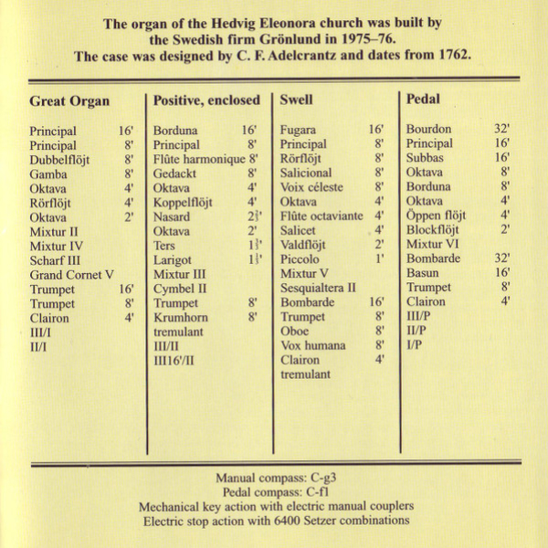 CD-диск Mattias Wager - Organ Treasures SACD - рис.7