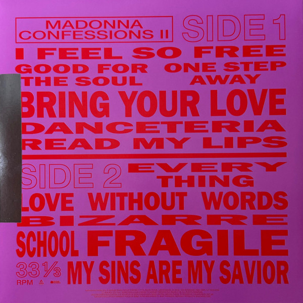 Виниловая пластинка Madonna - Confessions II (Red Translucent) LP - рис.1
