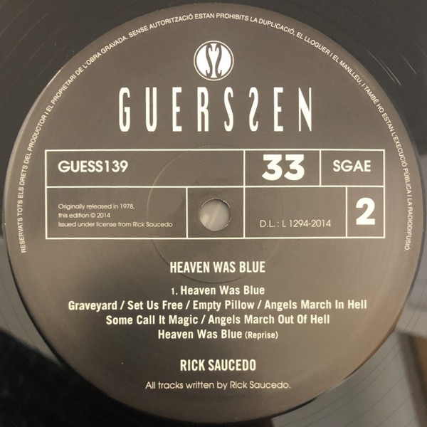 Виниловая пластинка Rick Saucedo - Heaven Was Blue - 2LP - рис.4
