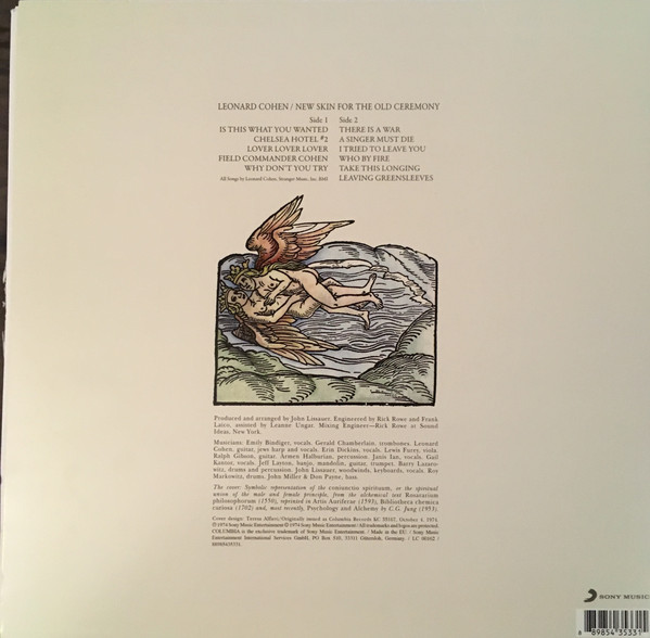 Виниловая пластинка Leonard Cohen - New Skin For The Old Ceremony - рис.1