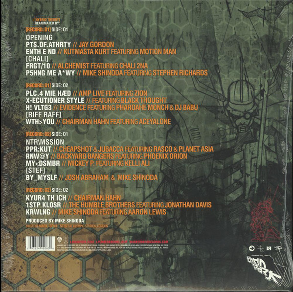 Виниловая пластинка Linkin Park - Reanimation LP - рис.2