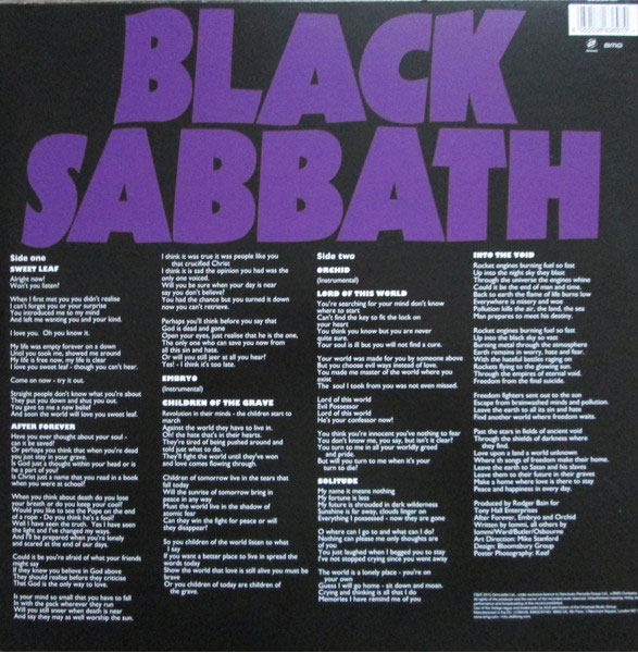 Виниловая пластинка Black Sabbath – Master Of Reality 2020 edition LP - рис.1