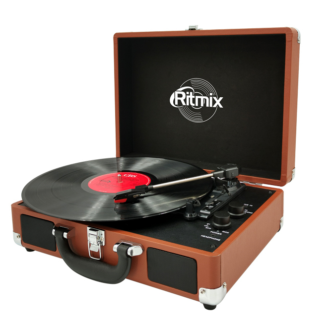 Проигрыватель винила Ritmix LP-160B Brown - рис.0