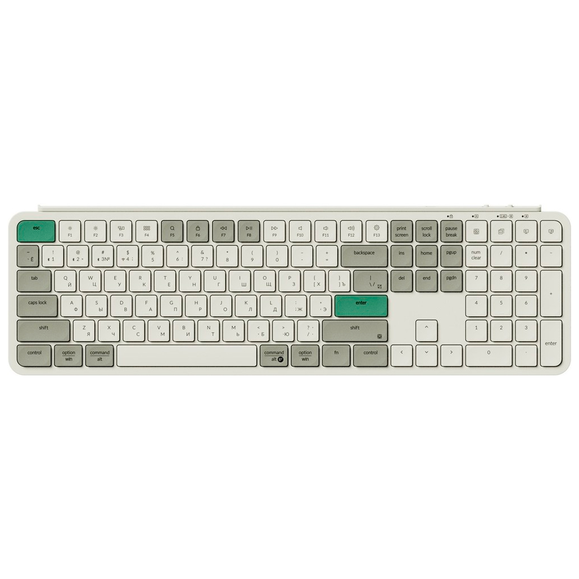

Клавиатура Keychron, Бежевый;зеленый, B6 Pro Retro Green