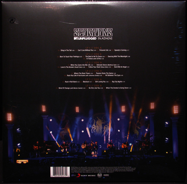 Виниловая пластинка Scorpions - MTV Unplugged In Athens - рис.1