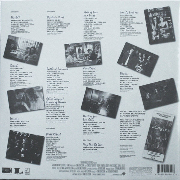 Виниловая пластинка OST SINGLES LP - рис.1