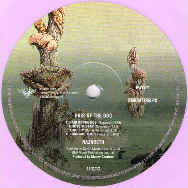 Виниловая пластинка Nazareth – Hair Of The Dog Purple LP - рис.2