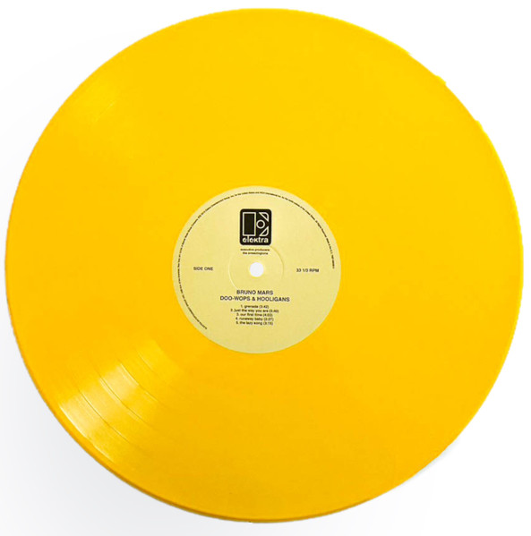 Виниловая пластинка Bruno Mars - Doo-Wops & Hooligans - Yellow LP - рис.2