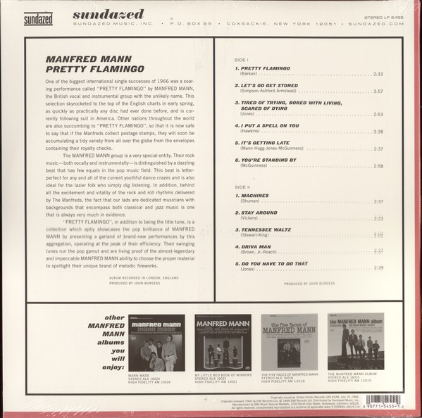 Виниловая пластинка Manfred Mann – Pretty Flamingo LP - рис.1