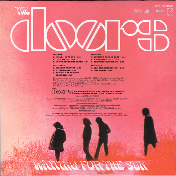 Виниловая пластинка The Doors – Waiting For The Sun (Analogue Productions) 2LP - рис.1