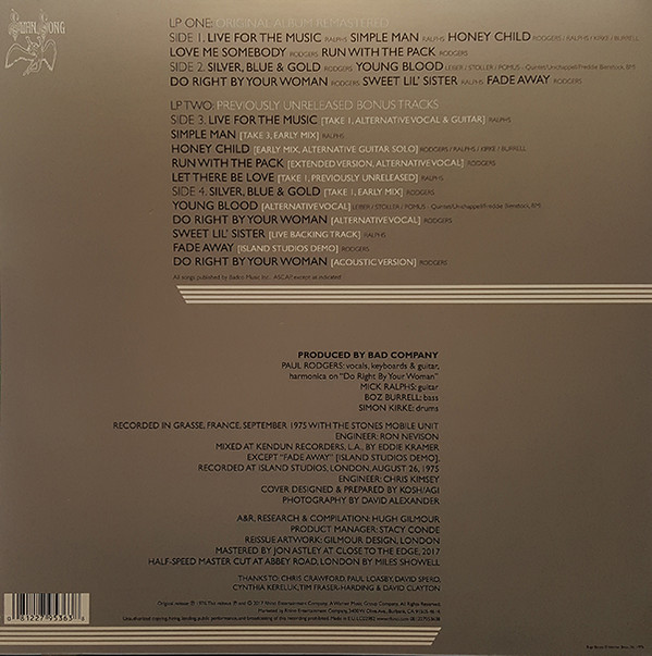 Виниловая пластинка Bad Company - Run With The Pack - рис.1