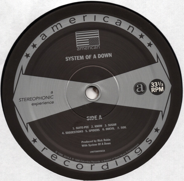 Виниловая пластинка System Of A Down – System Of A Down LP - рис.2