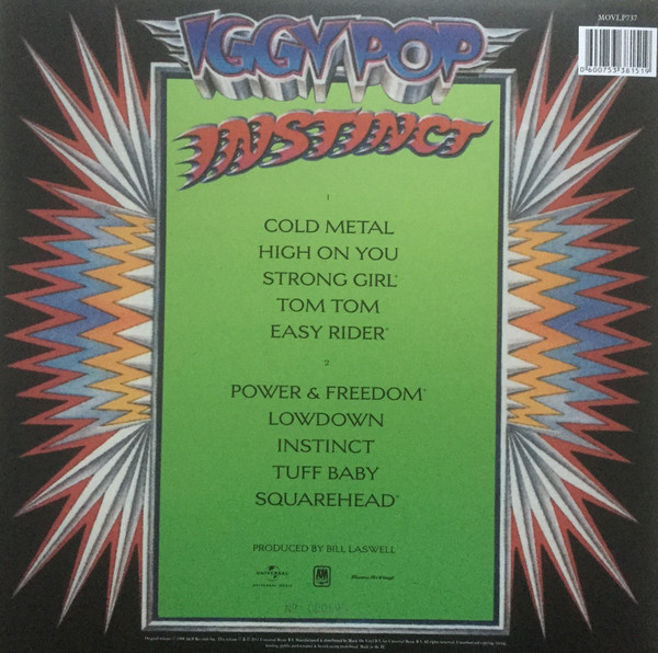 Виниловая пластинка Iggy Pop - Instinct - рис.1