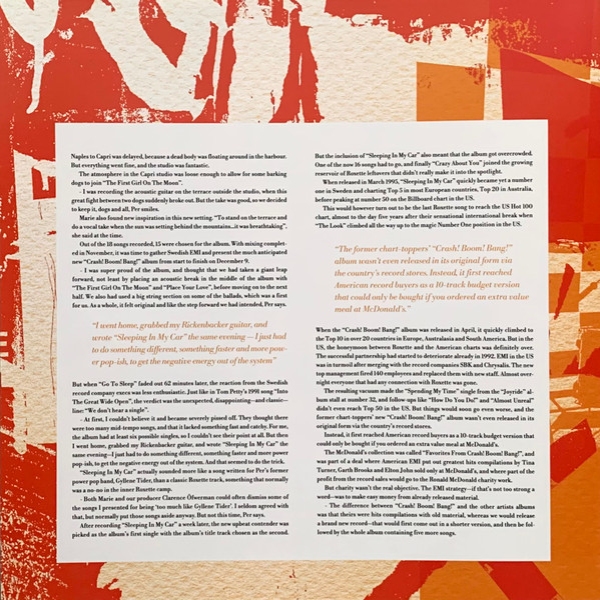 Виниловая пластинка Roxette - Crash! Boom! Bang! (30th Anniversary) (Black & White) - 2LP - рис.12