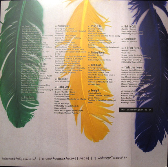 Виниловая пластинка BASEMENT JAXX KISH KASH - рис.3