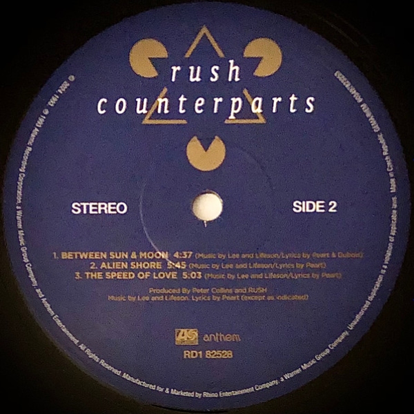 Виниловая пластинка Rush – Counterparts (Syeor) - 2LP - рис.6