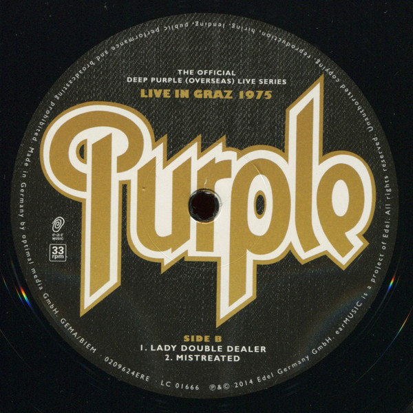 Виниловая пластинка Deep Purple - Graz 1975 - рис.3