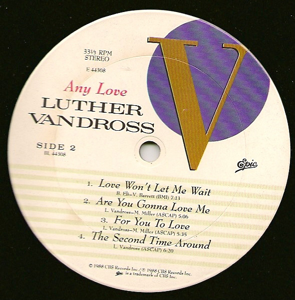 Виниловая пластинка Luther Vandross - Any Love - рис.3