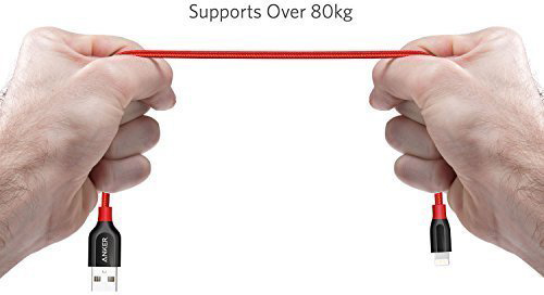 Кабель Anker Powerline+ Lightning 0.3 m Red - рис.2