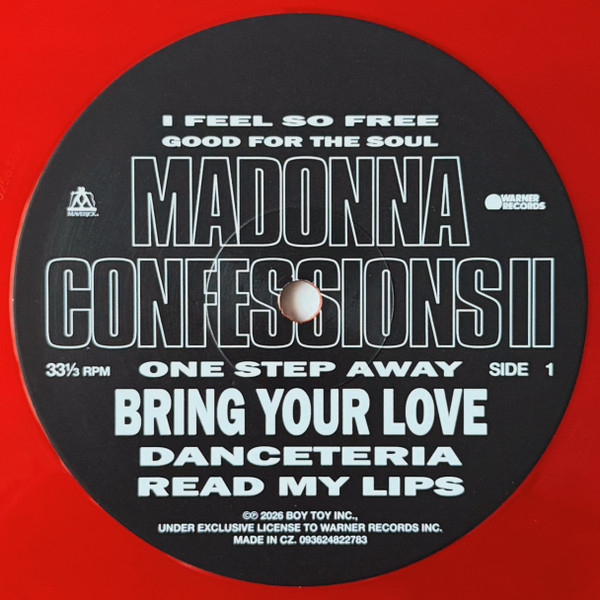 Виниловая пластинка Madonna - Confessions II (Red Translucent) LP - рис.2